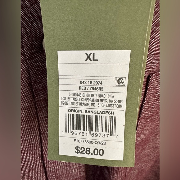 Goodfellow & Co Men’s XL button Down NEW - Picture 2 of 5